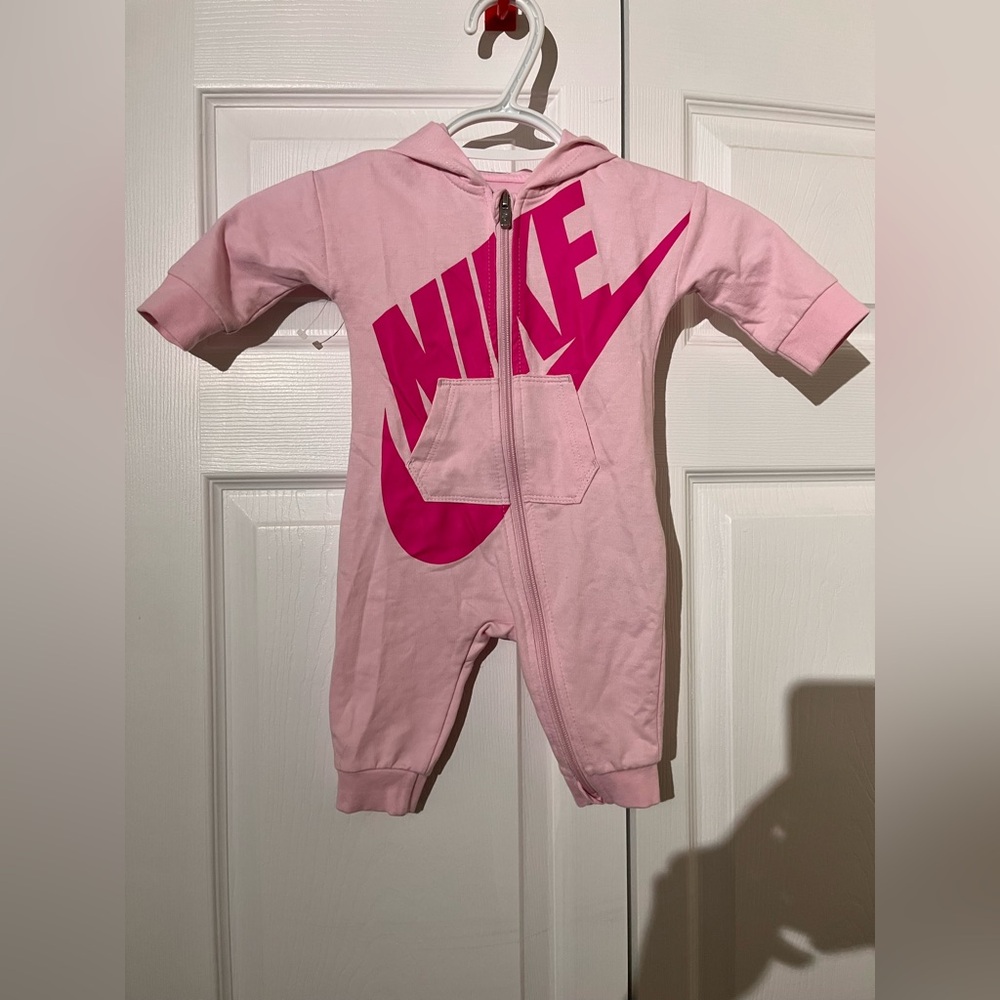 Nike Pink Kids One Piece Bodysuit